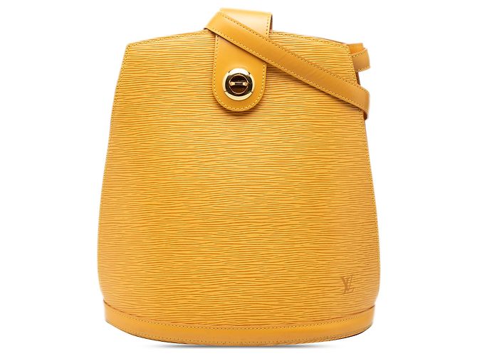 Louis Vuitton Yellow Epi Cluny Amarelo