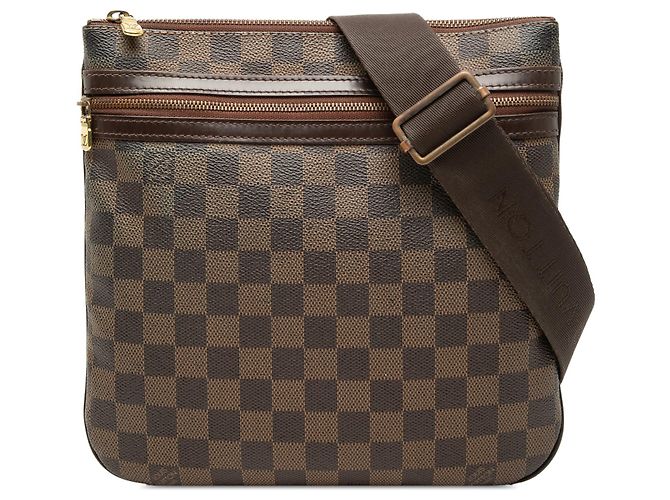 Louis Vuitton Pochette Damier Ebene Bosphore marrom