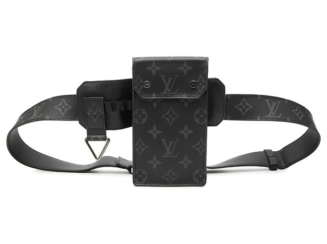 Borsa a tracolla Utility Monogram Eclipse nera Louis Vuitton Nero 