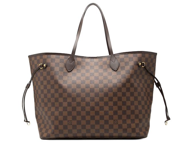 Louis Vuitton Marrón Damier Ebene Neverfull GM Castaño