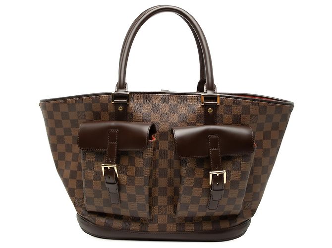 Louis Vuitton Marrom Damier Ebene Manosque GM