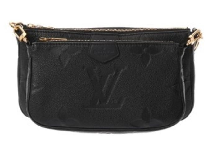 Louis Vuitton Monogram Empreinte Multi Pochette Accessoires Noir Preto