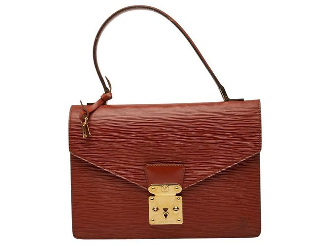 Borsa Louis Vuitton Epi Concorde Marrone