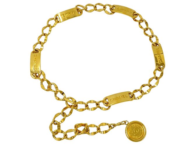 Chanel Women's Gold Chain Belt Golden
