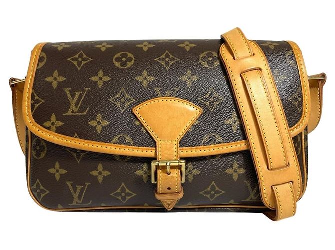Sac à l'épaule Louis Vuitton Sologne Marron