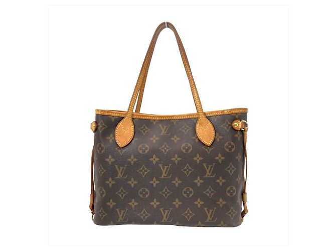 Louis Vuitton Neverfull PM Tote Bag Brown