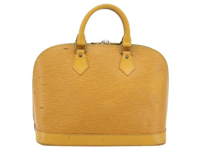 Louis Vuitton Alma Epi Leather PM Giallo