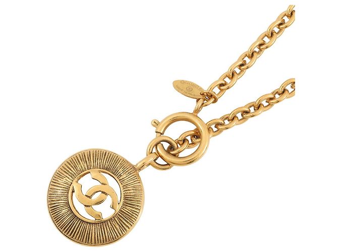 Collana in metallo Chanel D'oro