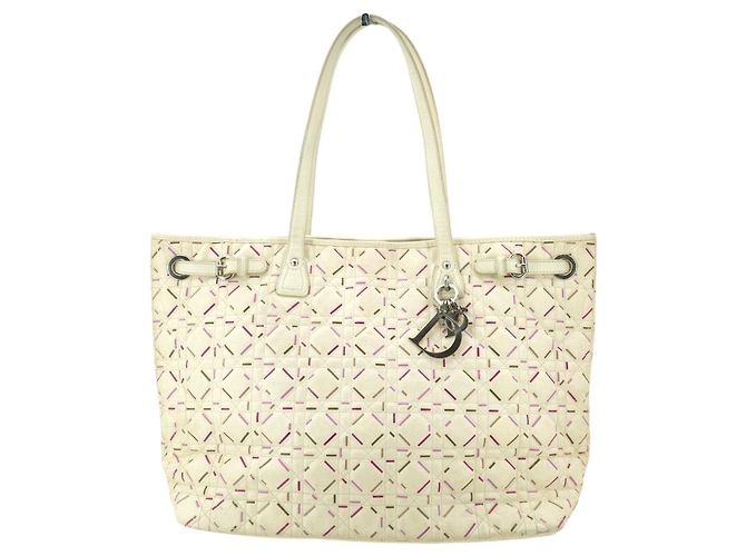 Sacola de pano Dior Panarea Branco