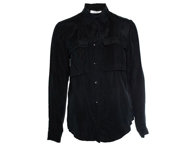 Anine Bing, Camisa preta com bolsos Preto