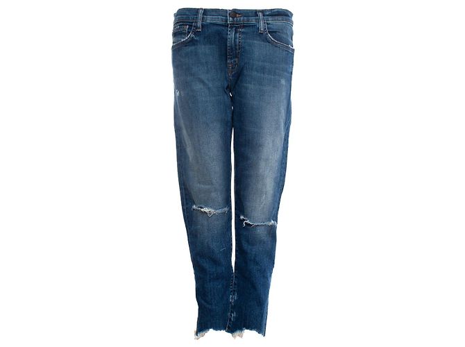 J Brand, vaqueros azul medio con rotos