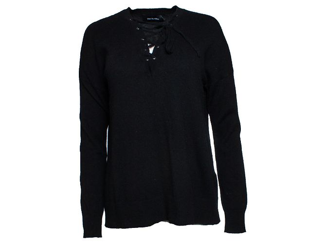 The Kooples, Oberteil mit Schnürung schwarz