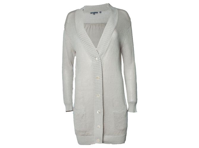 Vince, Strickjacke mit Taschen in Beige Braun