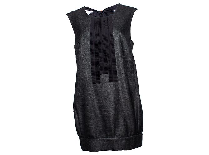 By Malene Birger Von Malene Birger, Graues Kleid mit Schleife