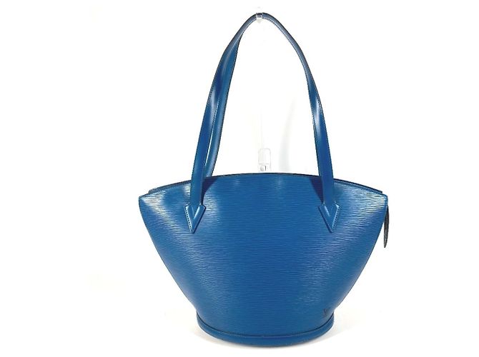 Borsa a Spalla Louis Vuitton Epi Saint Jacques Blu