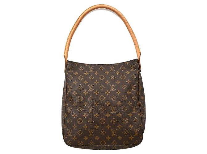 Bolsa Louis Vuitton Monogram Looping em Canvas Monogram GM Marrom