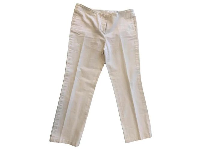 Chanel Weiße Denimhose