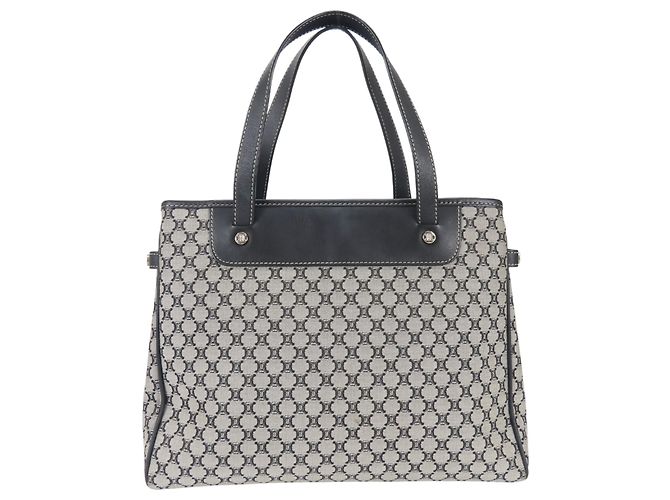 Céline Sac cabas Celine Macadam Marron Noir