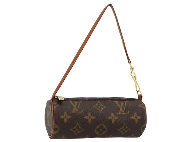 LOUIS VUITTON Monogram Papillon Pouch LV Auth 180346