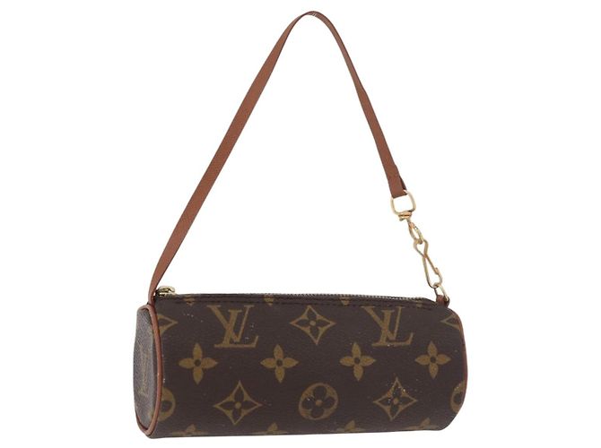 LOUIS VUITTON Monogram Papillon Pouch LV Auth 179786A