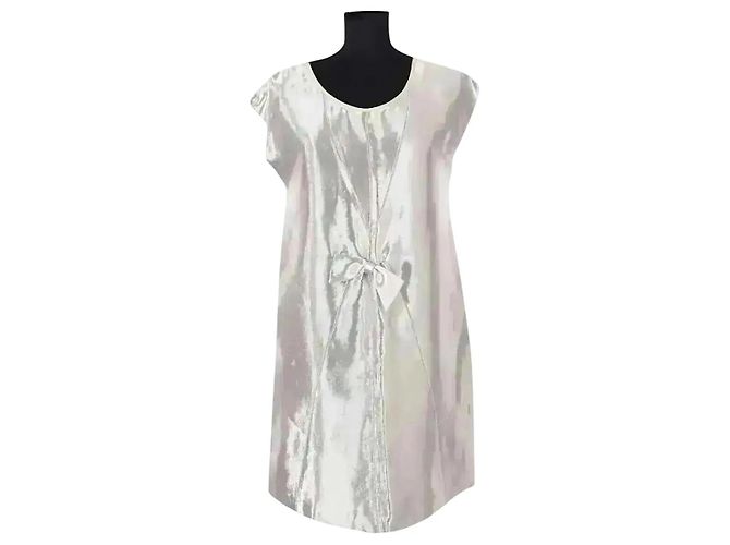 Fendi Vestido prateado Prata
