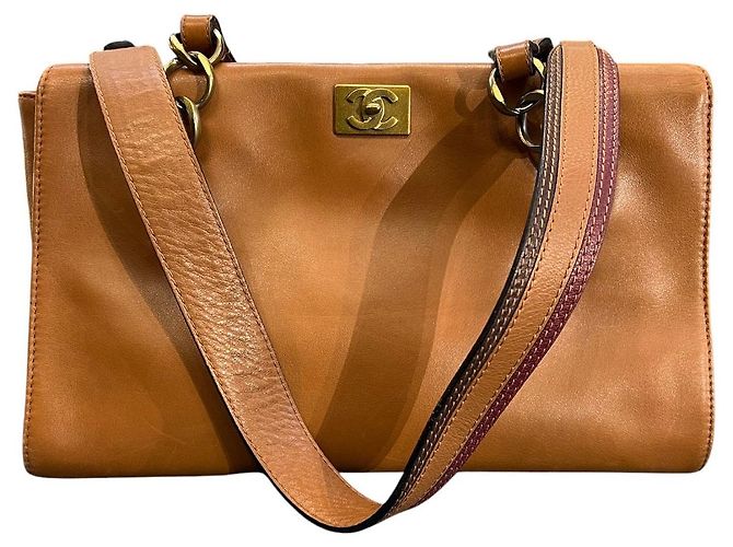 Borsa a Spalla Chanel CC Soft Calfskin Turnlock 2002
