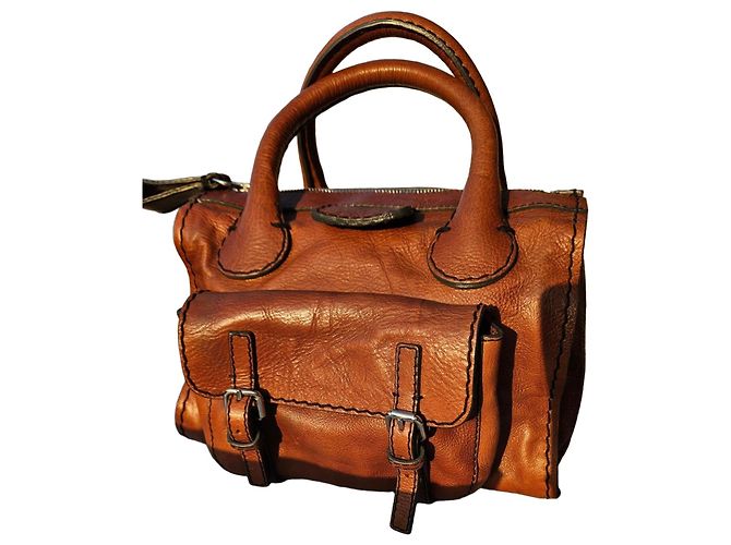 Chloé Bolsa Satchel Paddington em couro marrom