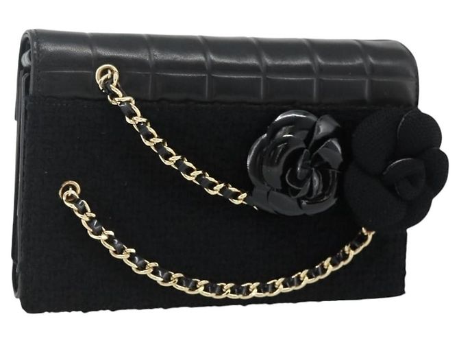 Clutch Flap in pelle Chanel Nero