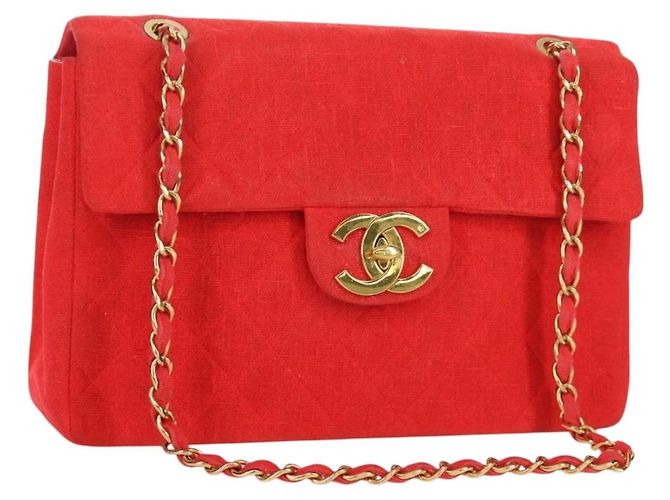Chanel Flap Shoulder Canvas Mehrfarben