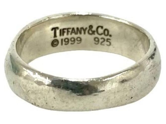 Anillo Tiffany & Co. Knife Edge Band en plata