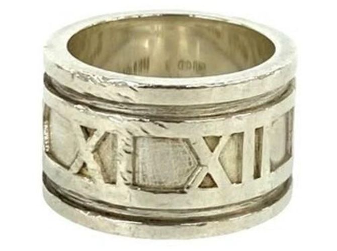 Tiffany & Co Tiffany Vintage Atlas breiter Ring Silber