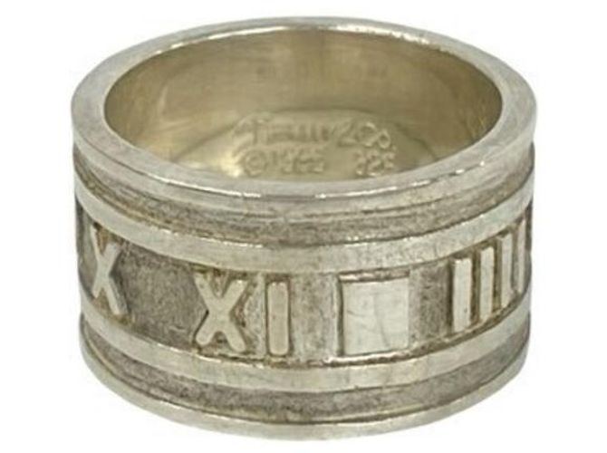Tiffany & Co Tiffany Vintage Atlas breiter Ring Silber