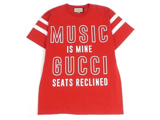 Camiseta de algodón Gucci 100th Anniversary Roja