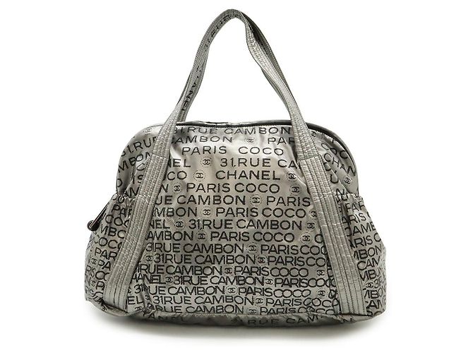 Borsa Tote 2way in nylon Unlimited Chanel Argento
