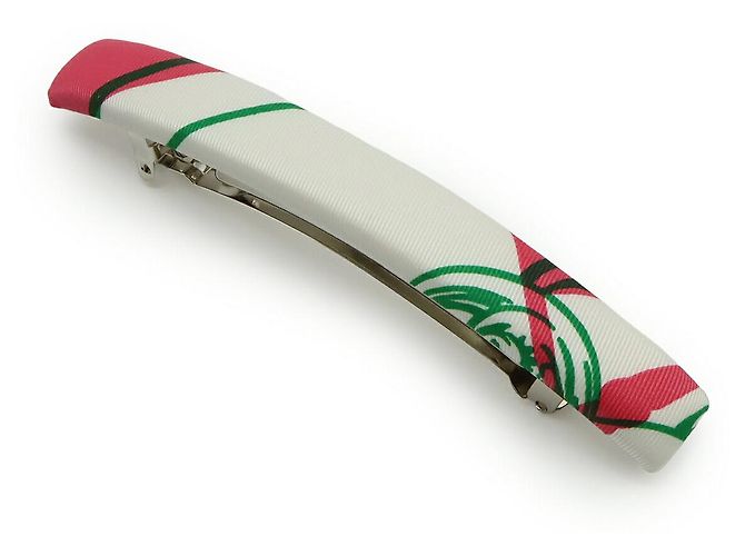 Hermès Accessorio per capelli in seta Hermes Eclipse GM Bianco 