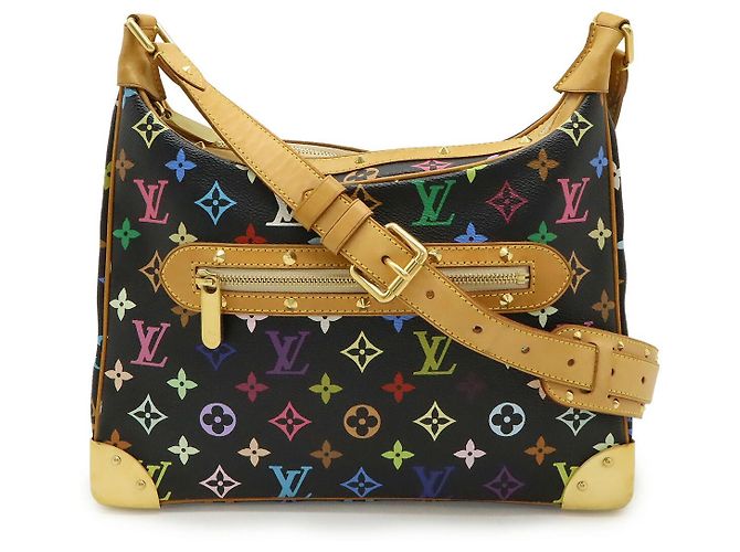 Louis Vuitton Monogram Multicolore Shoulder Bag Black