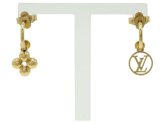 Boucles d'oreilles Blooming Louis Vuitton Doré