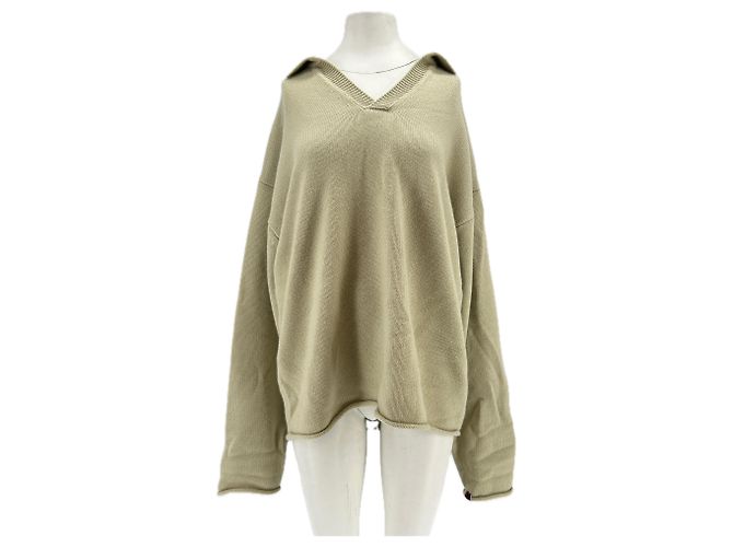 Autre Marque Pull en cachemire beige Extreme Cashmere L