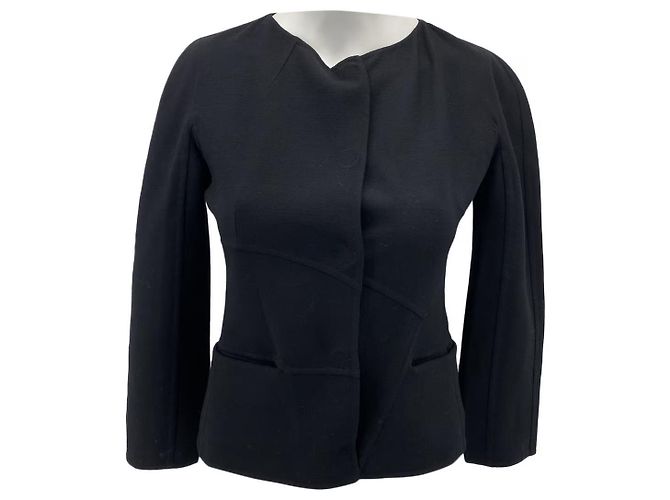 Bar Jacke aus Wolle - Dior Schwarz