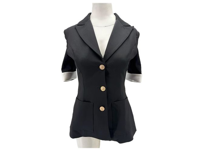 Autre Marque MISS CIRCLE Short Black Blazer