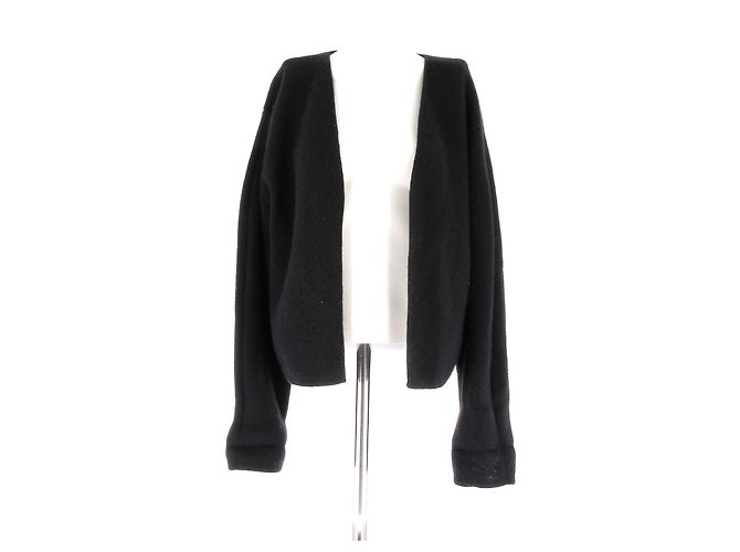 Autre Marque Cardigan aus Kaschmir Schwarz