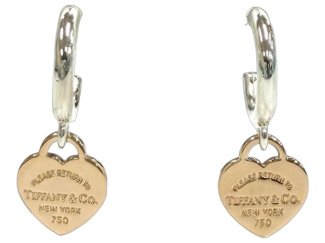 Orecchini Return to Hoop di Tiffany & Co. Argento D'oro