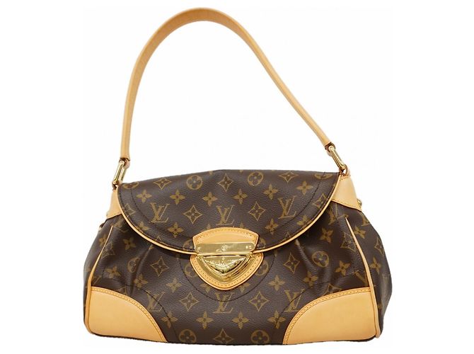Borsa a spalla Louis Vuitton Monogram Beverly MM Marrone