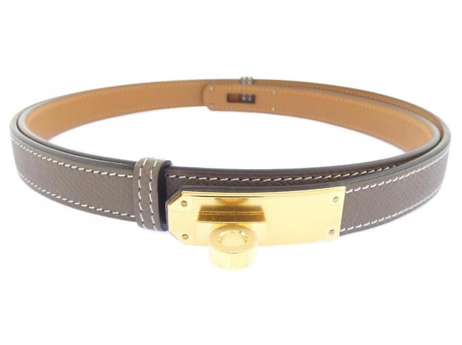 Hermès Cinto Kelly 18mm Hermes Marrom