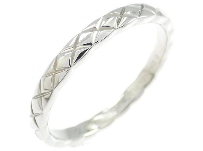 Anello Chanel Coco Crush Small Platinum Band Argento