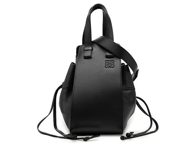 Petit sac à main Loewe Anagram Hammock Noir