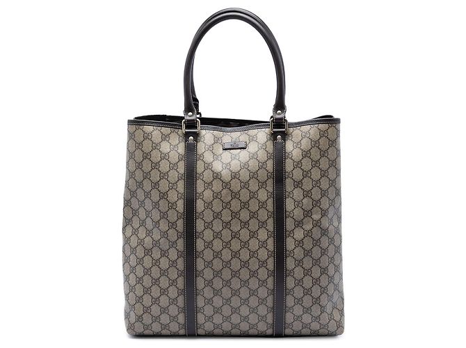 Tote verticale Gucci Beige GG Supreme Joy