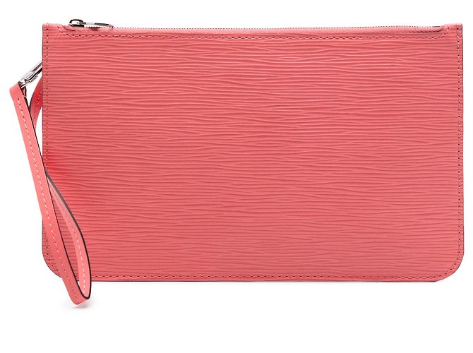 Louis Vuitton Pink Epi Neverfull Pouch