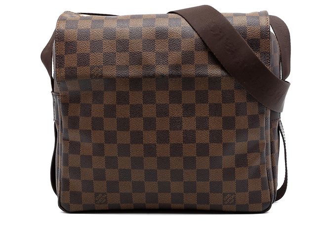 Louis Vuitton Marrón Damier Ebene Naviglio Castaño