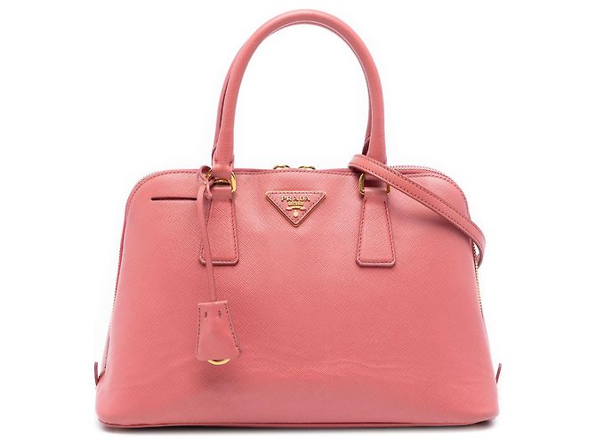 Borsa Prada Pink Medium Saffiano Lux Promenade Rosa